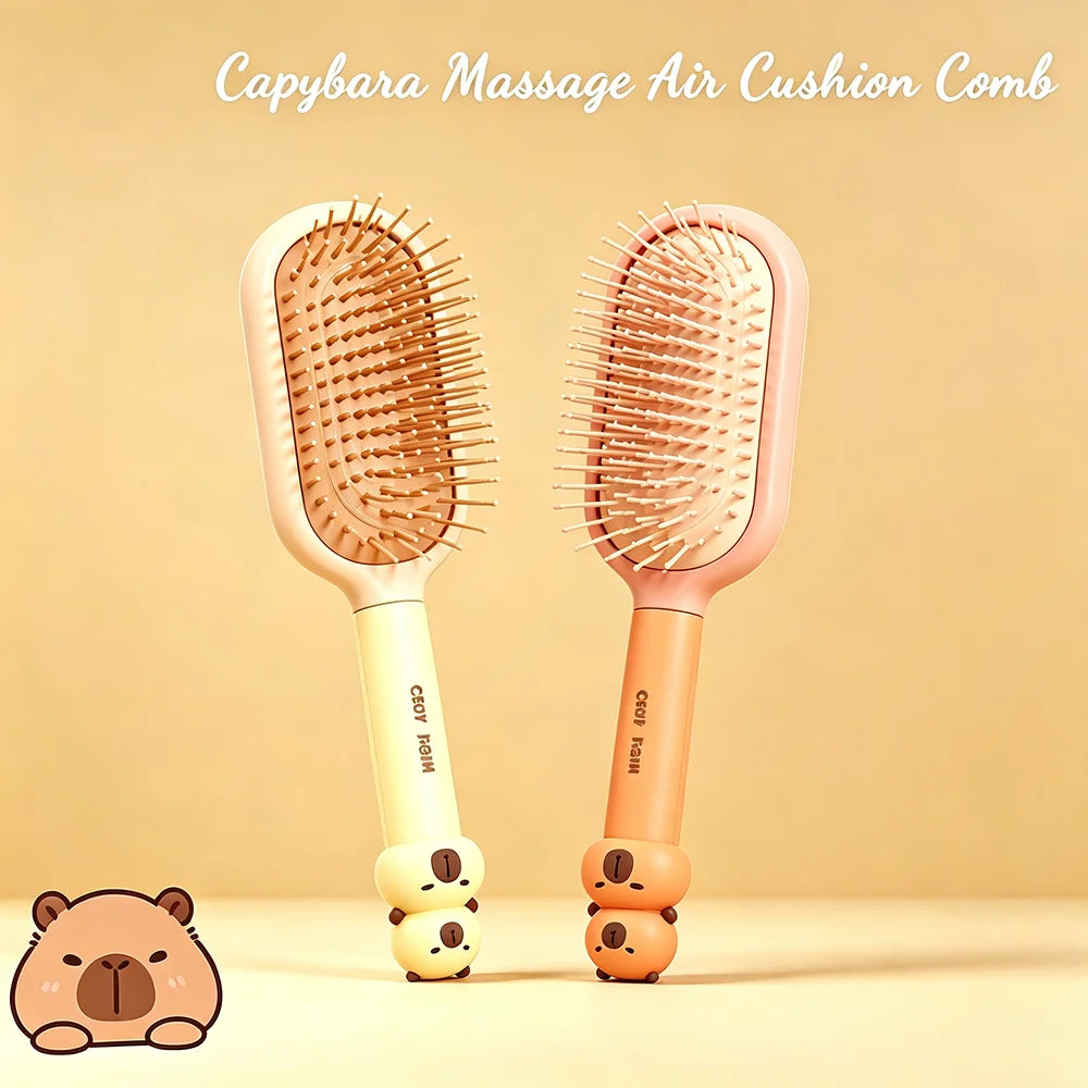 Cartoon Airbag Cushion Comb – Detangling & Anti-Static for Girls Hair Styling Comb Oasis Select