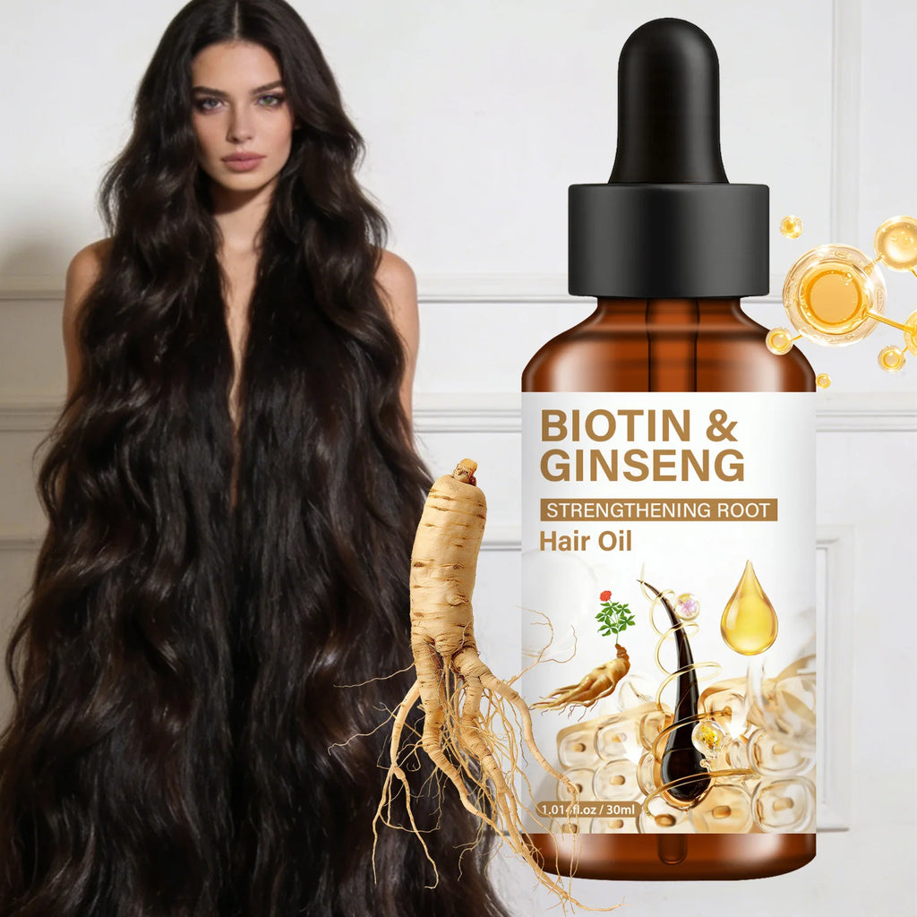 Biotin & Ginseng Hair Growth Essential Oil – 30ml | Lanemay