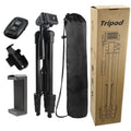 VeFly 1.06m Aluminum Tripod + Bluetooth Remote & Travel Bag