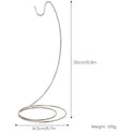 1pc New Fruit hangers,Banana racks,for Tabletop Grape Rack Stainless Steel Banana Rack with Hooks, Fruit Storage，Home décor Oasis Select Silver