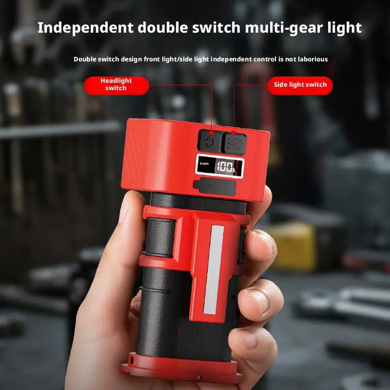 Mini LED COB Rotating Adjustable Work Light with Magnetic Base Portable Charging Flashlight Multifunctional Illumination Tool Oasis Select
