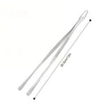 Long Cooking Tongs Stainless Steel Kitchen Tongs Non-Slip Heat Resistant BBQ Grill Tongs for Steak Seafood Buffet Salad Cooking Oasis Select round mouth
