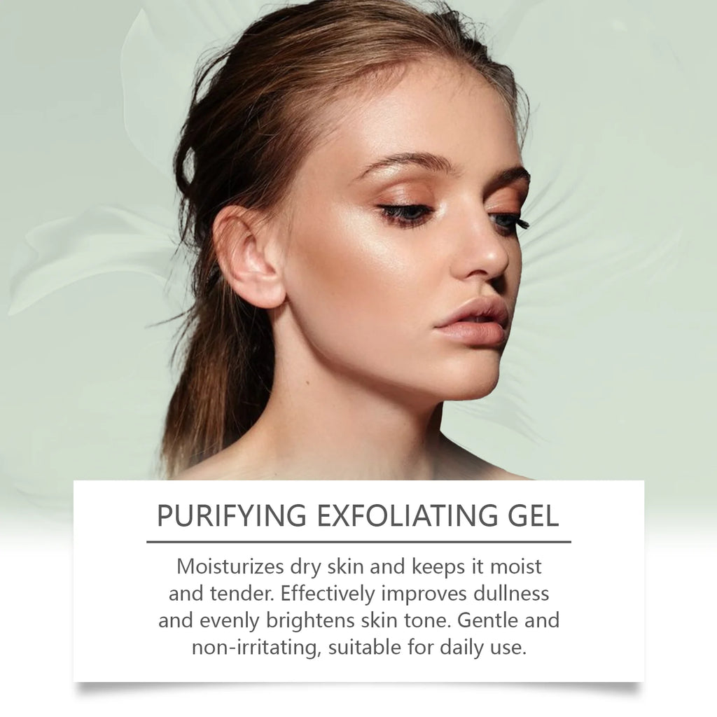 Purify Exfoliating Gel To Improve Dullness, Dryness, Deep Cleansing Pores, Brightening and Firming Oasis Select