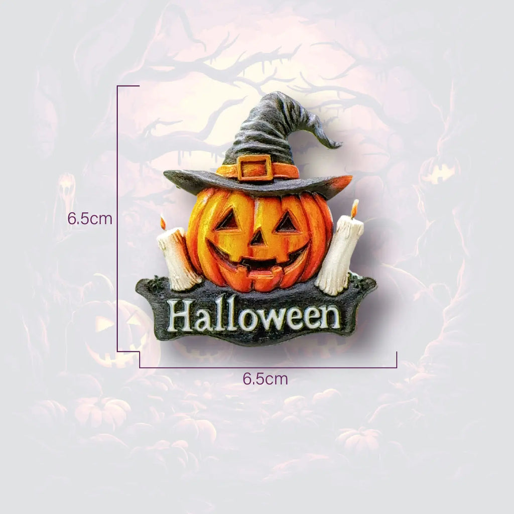 Refrigerator Stickers Halloween Series Souvenirs Creative Gifts Home Decor Magnetic Stickers Accompanying Ceremony High Sense Oasis Select Magic pumpkin
