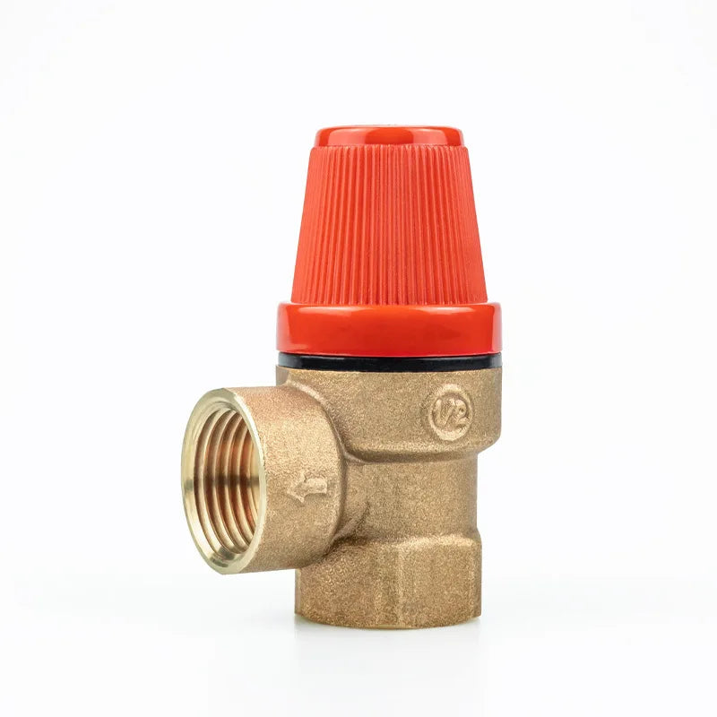 1pcs Brass Safety Valve Drain Relief Switch For Solar Water Heater Inner & Outer Wire Brass Safety Valve 1/2" 3/4" Oasis Select DN15 6bar 1