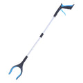 JUSTINLAU 1PC Sanitation Clamp Foldable Garbage Clamp Aluminum Alloy Garbage Picking Clamp Household Retrieval Device Hand Tool Oasis Select Blue
