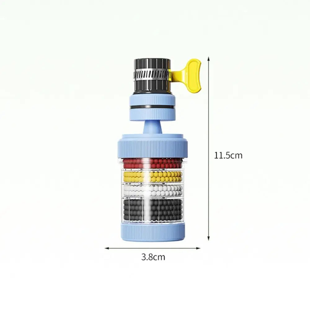 360° Rotatable 6 Layers Faucet Filter Faucet Extenders Kitchen Tool Bubbler Filtration Faucet Splash-proof Shower Oasis Select