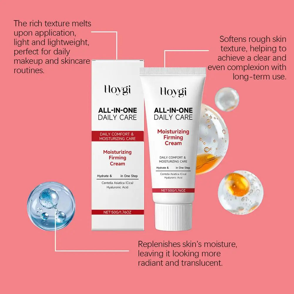 50ml Centella Moisturizing Cream Hyaluronic Acid Calming Shrink Pores Daily Nourishing Cream Strengthen Barrier Daily Skin Care Oasis Select