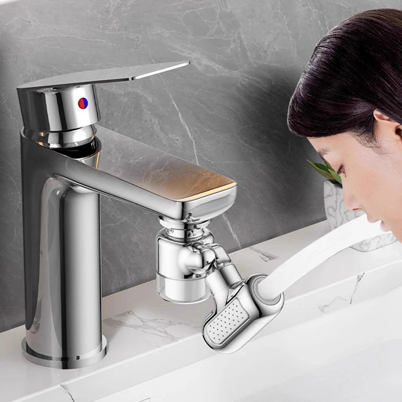 4-speed Filter faucet robotic arm with rotation multi-functional extension hand basin face basin splash-proof head faucet Oasis Select