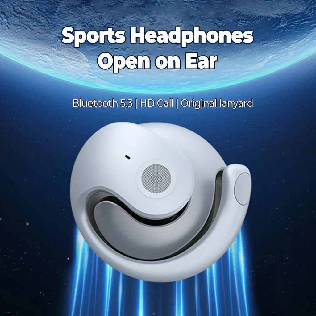 Wireless Headphones Comfortable Ear Hook Touch Control Earbuds with Mic Wireless Bluetooth Headset Phone Earphones Game Oasis Select