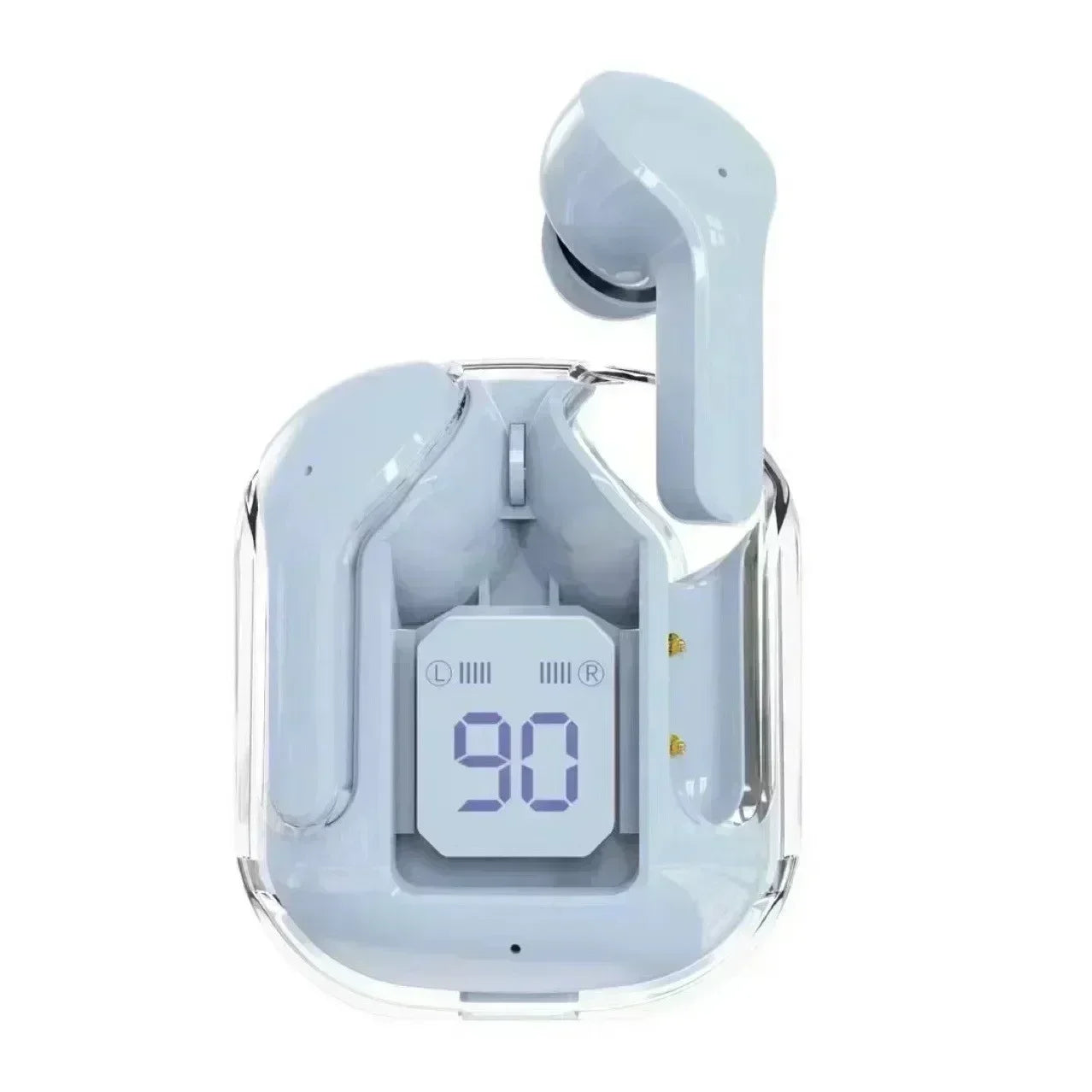 Wireless Mini Earbuds LED Power Digital Display TWS Wireless Headset Stereo Bluetooth Headphones for smartphones Oasis Select blue