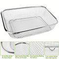 Stainless Steel Soil Sifter - Mesh Garden Sieve for Rock Sifting, Compost & Sand, Heavy-Duty Rust-Resistant Manual Hand Tool Oasis Select 1pc