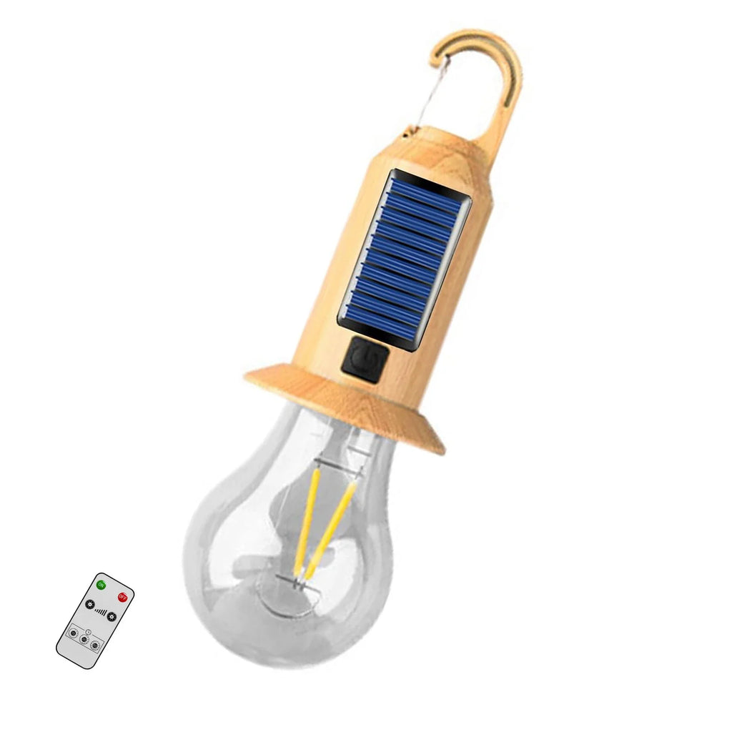 Solar USB LED Camping Lantern | Remote Control | 1–4 Pack