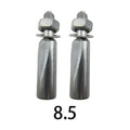 Pin Bicycle Pins Outdoor Sports Cycling Sports Short Steel Silver Steel 2 Pcs 35g Accessories Crank Wedges Bicycle Nice Oasis Select 8.5mm