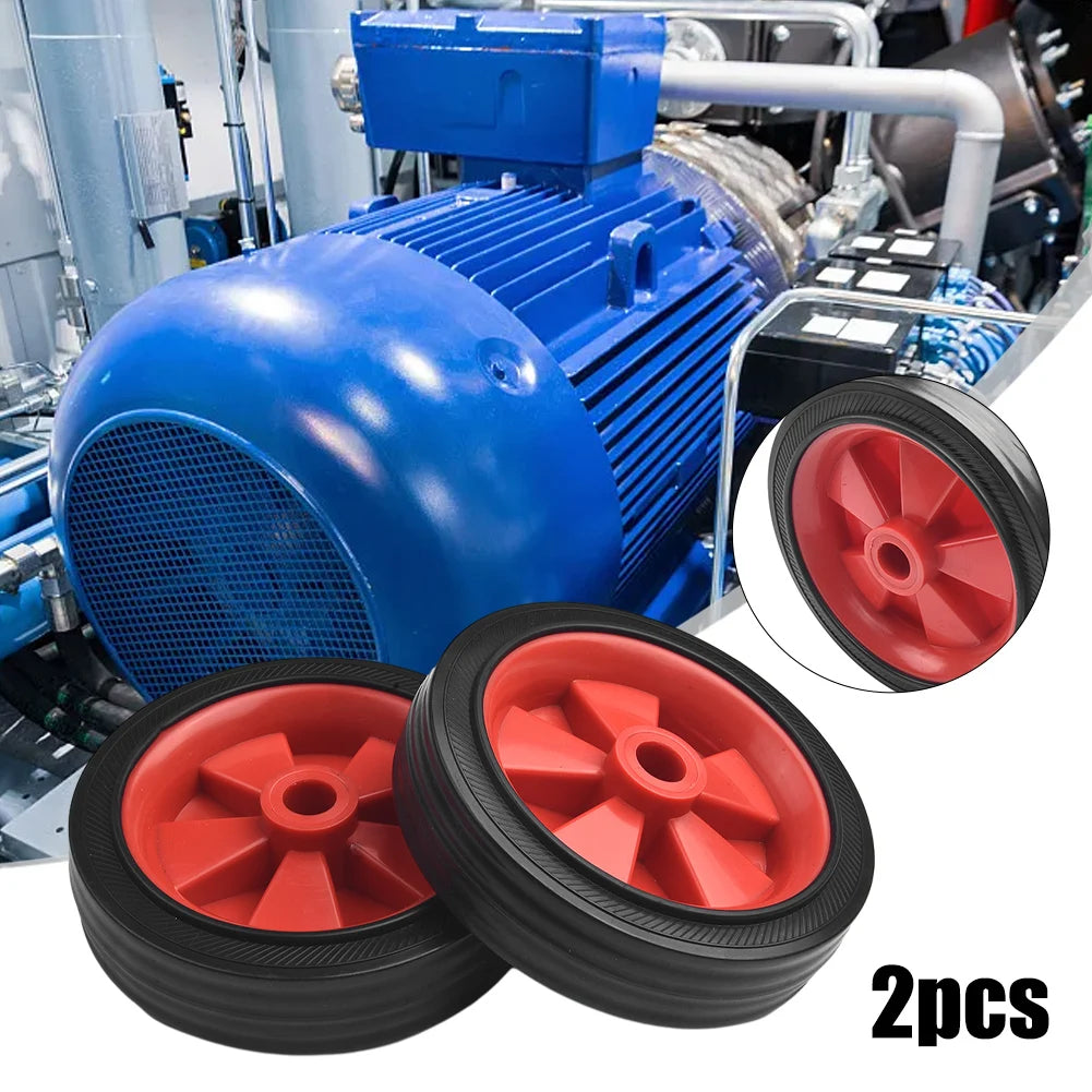 2-Pack 5/6" Air Compressor Replacement Caster Wheels Non-Slip Compressor Caster Wheels Oasis Select