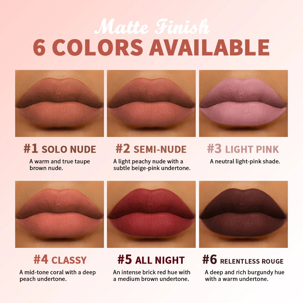Matte Liquid Lip Stain & Blush 2-in-1 | Hydrating, Waterproof Matte Lip Stain Oasis Select