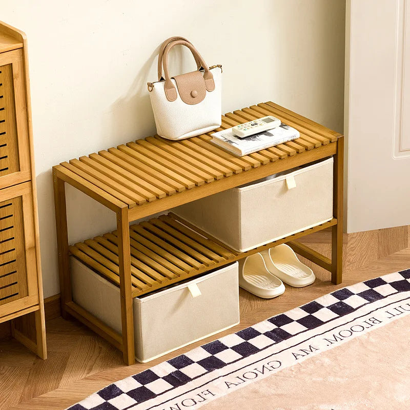 Shoe rack, multi-layer shoe changing stool at the entrance of the home, new indoor entrance, dustproof and easy storage Oasis Select