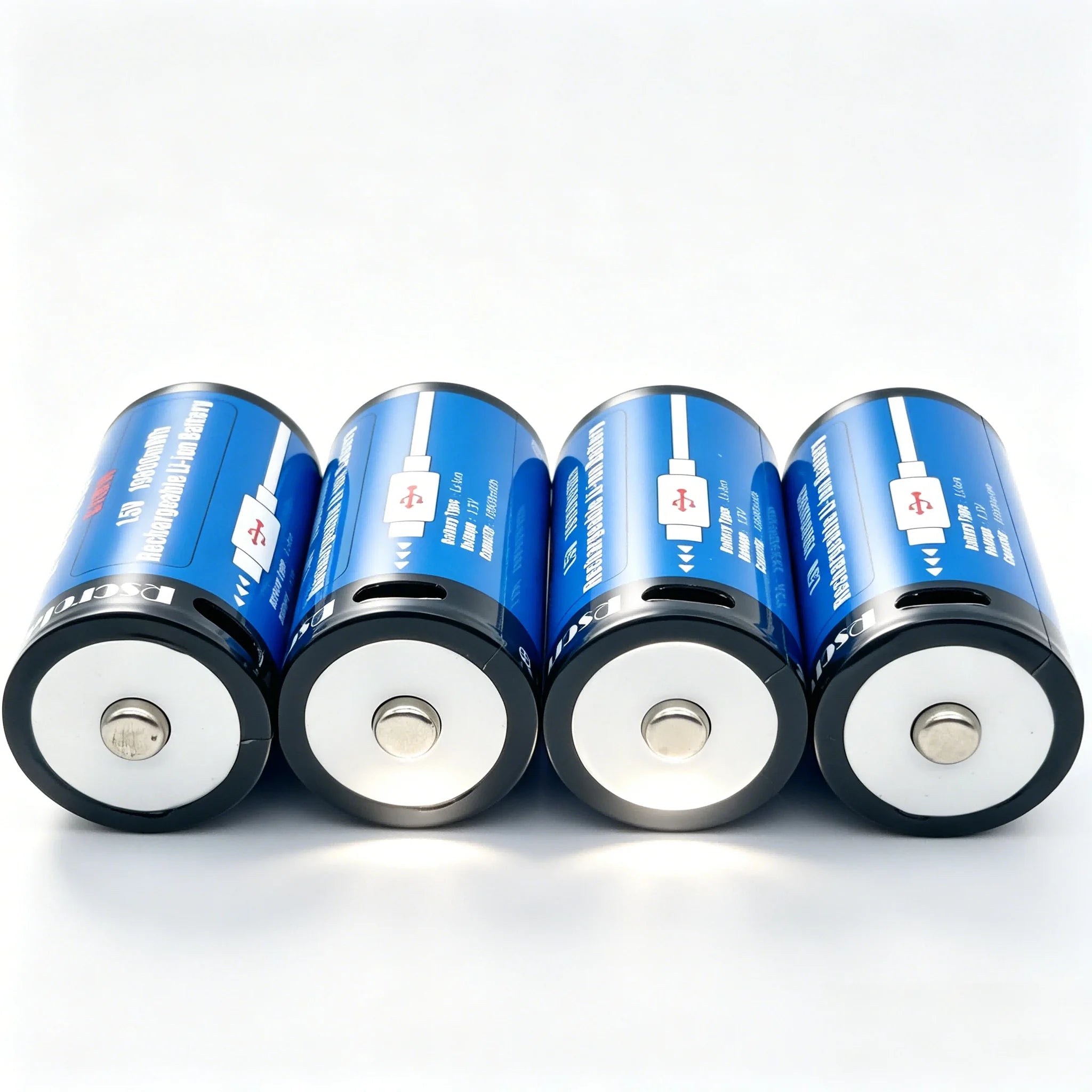 USB-C Rechargeable C Size Li-ion Battery 1.5V LR14 High Capacity with over 19000mWh Long Lasting for Flashlight Toys Lanterns Oasis Select