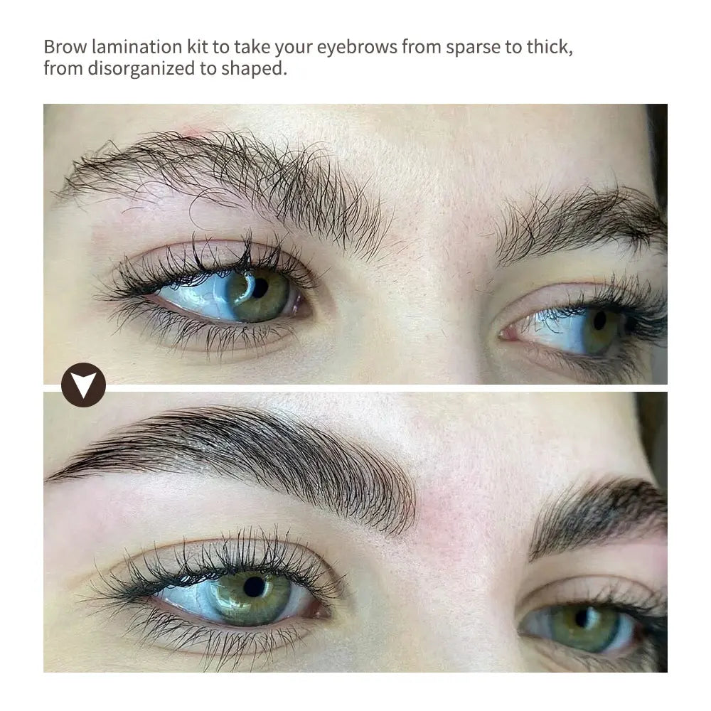 Semi-permanent Brow Lift Perming Brow Lamination Kit Professional With Cling Film Nutrition Keratin Perming Lotion For Home Use Oasis Select