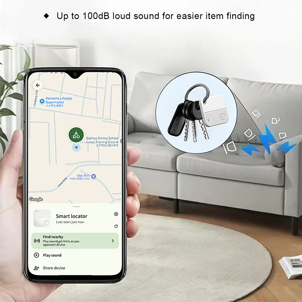 Bluetooth Tracker for Google Find Hub | Key, Pet & Bag Finder