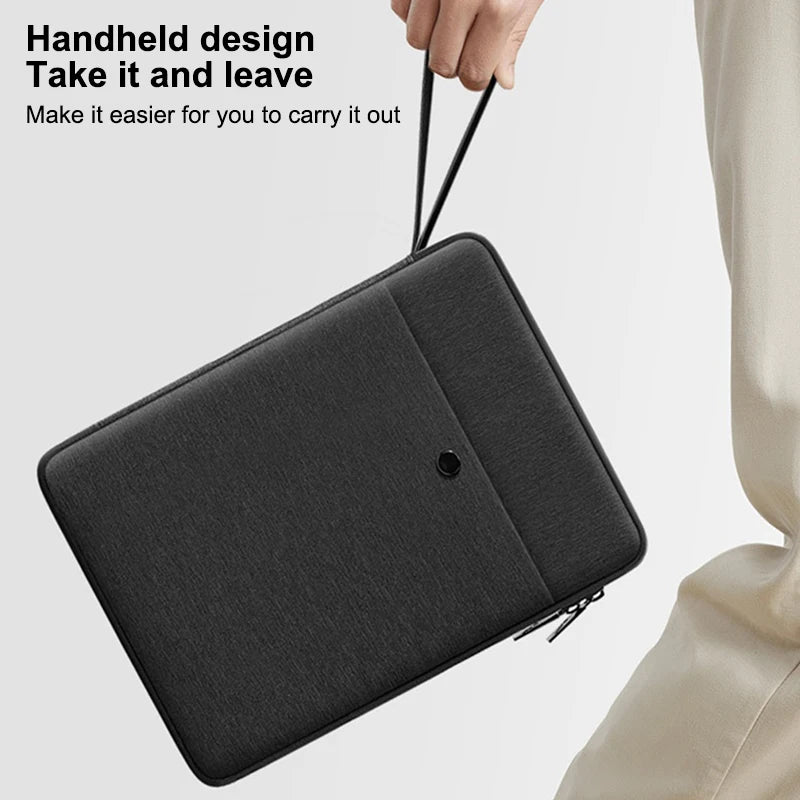 Travel-friendly Tablet Pouch and Handbag Case for 9-13 inch Devices; Suitable for iPad Air and Xiaomi Oasis Select