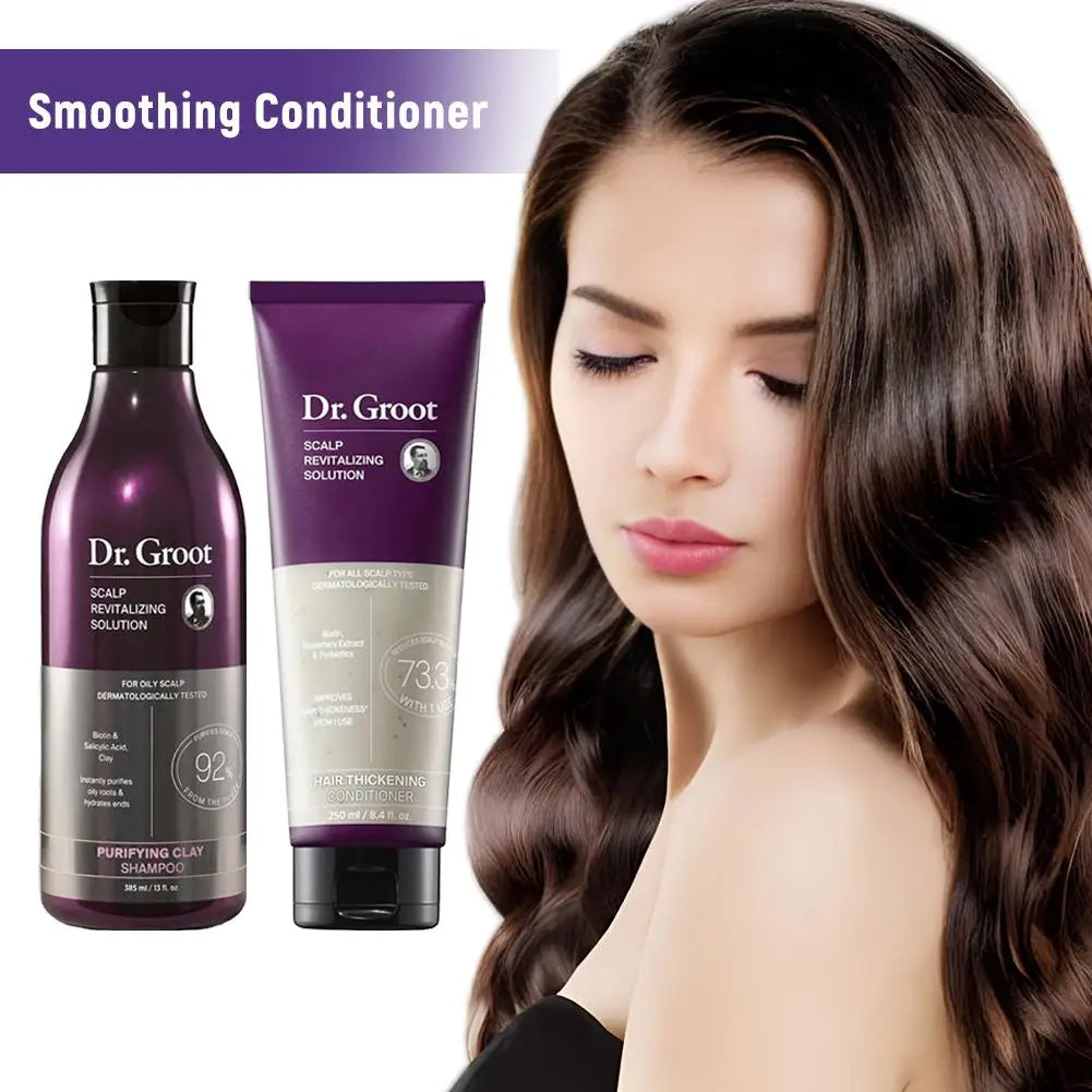 Hair Shampoo & Conditioner Set - 250ml Anti-Hair Loss Moisturizing Softening Thickening Nourishing Hair Care Products Oasis Select