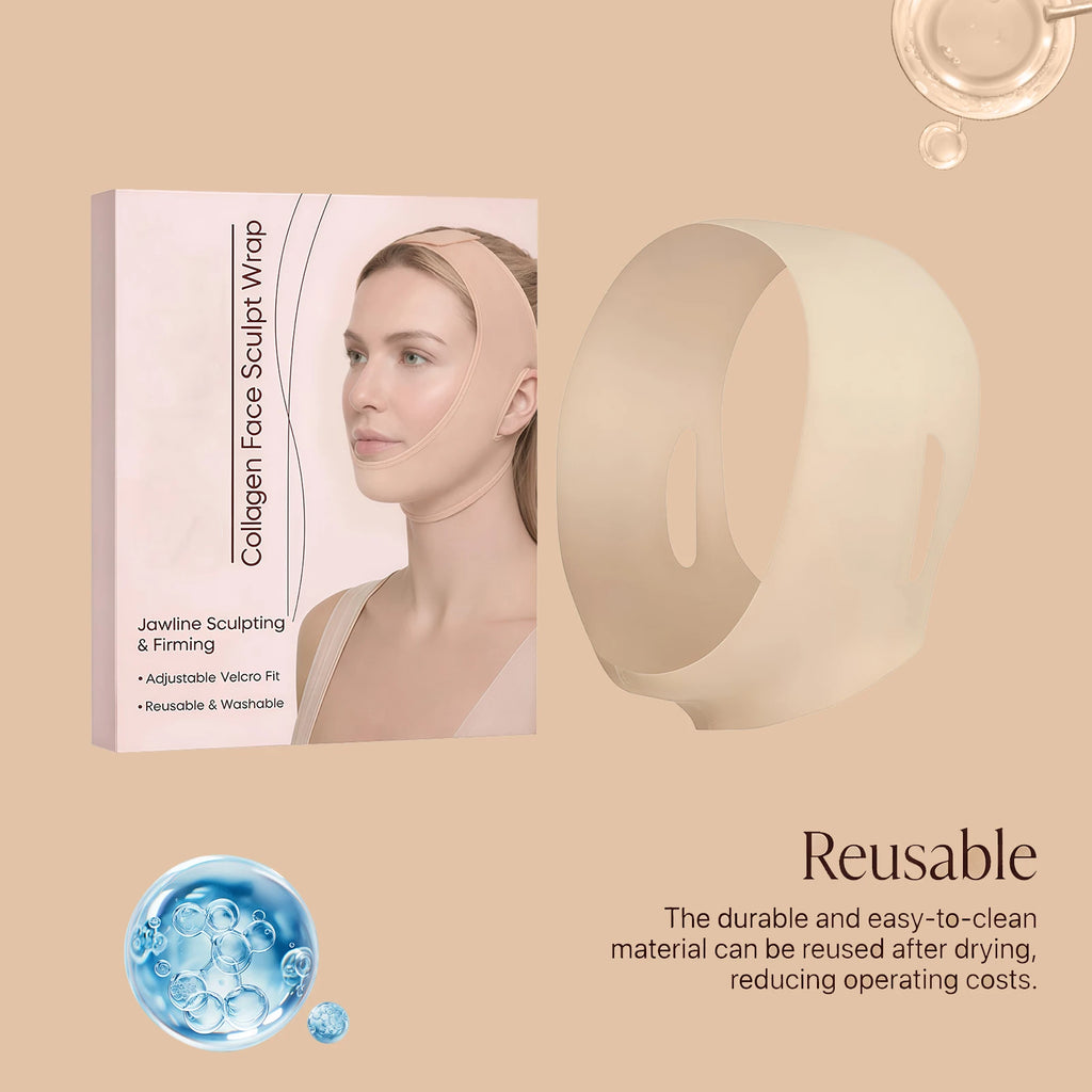 V-Shape Face Slimming Strap | Adjustable Jawline Sculptor