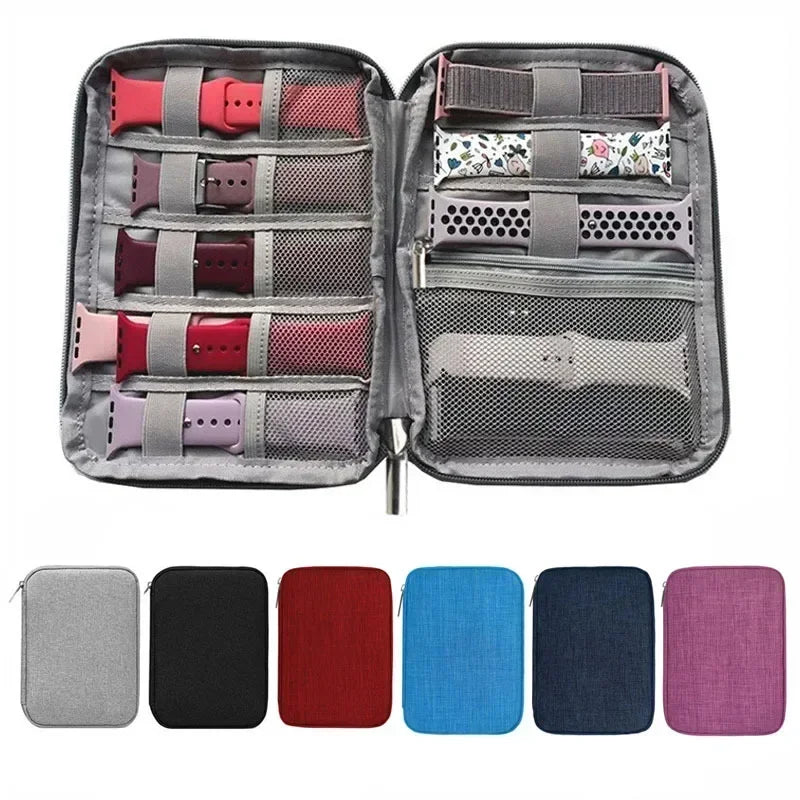 For apple watch watchband storage box Travel pouch strap boxes Multifunction Watch Strap organizer box watchband storage case Oasis Select