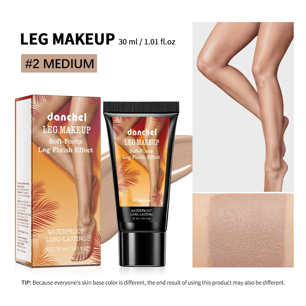 3 Colors Leg Makeup Medium Airbrush Leg Effect Body Foundation Waterproof Sweatproof Cover Scars Varicose Veins Tattoo Even Skin Oasis Select