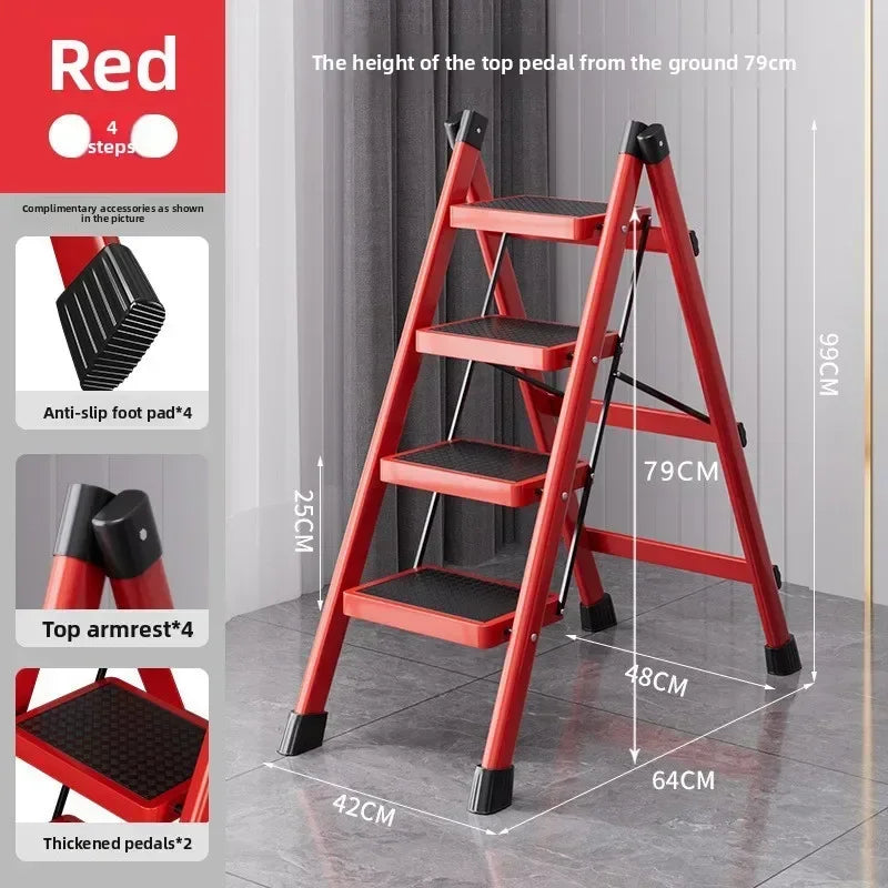 Herringbone Ladder Household Folding Telescopic Multifunctional