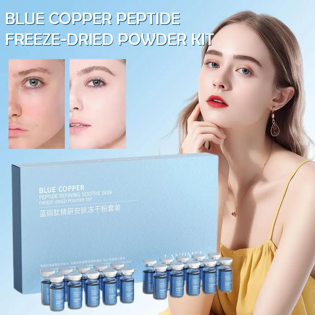 Blue Copper Peptide Freeze-Dried Serum Kit – Scars & Fine Lines