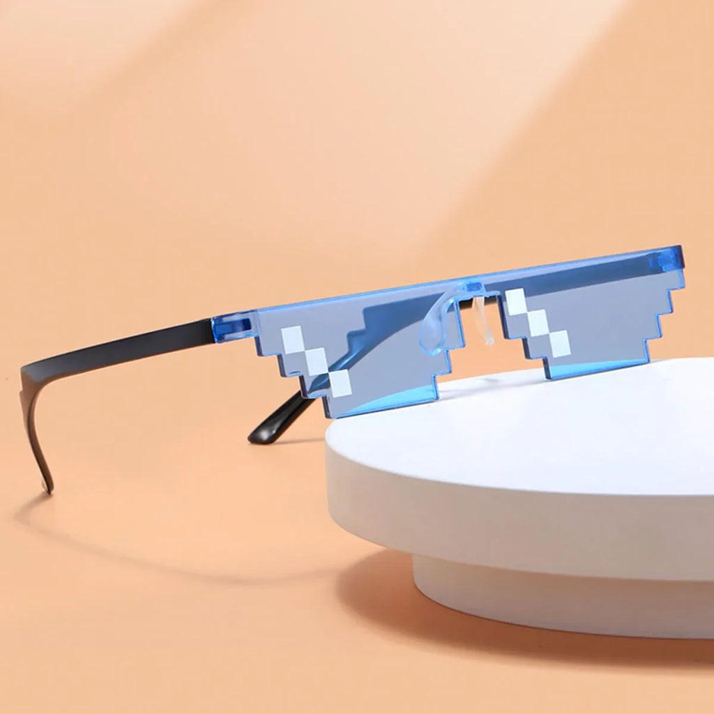 5-Pack Pixel Mosaic Sunglasses – Funny Novelty Gag Gift