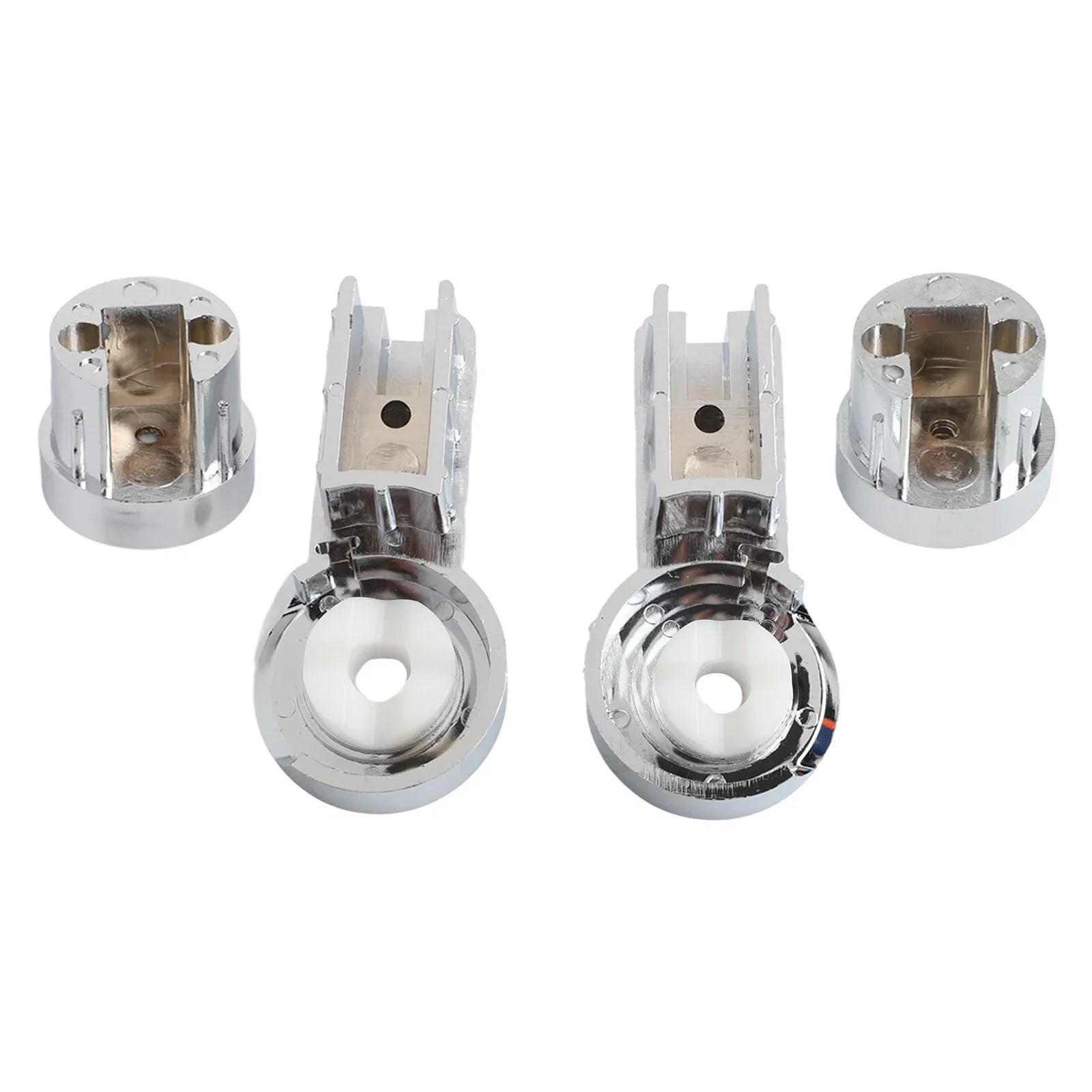 1-Set Bath Hinge Brackets Shower Screen Hinges ABS Chrome Plating Shower Holder Household Bathroom Replacement Spare Parts Oasis Select