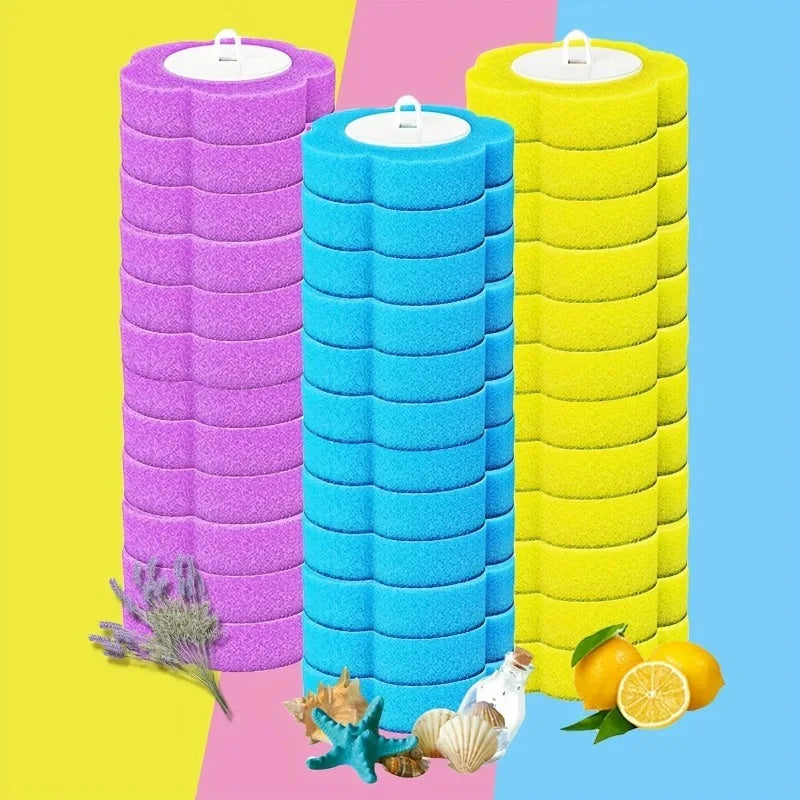 Bathroom Cleaning Brush with Disposable Replacement Brush Head Suitable for Sanitary Disposable Toilet Cleaning Brush Oasis Select