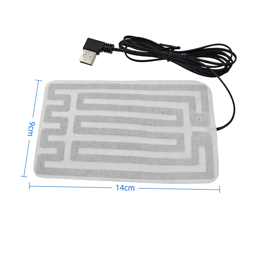USB Carbon Fiber Heating Pad – 5V Portable Winter Warmer