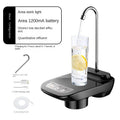 Water Bottle Pump Dispenser USB Charging Automatic Drinking Water Pump Portable Electric Water Dispenser Household Appliances Oasis Select Black