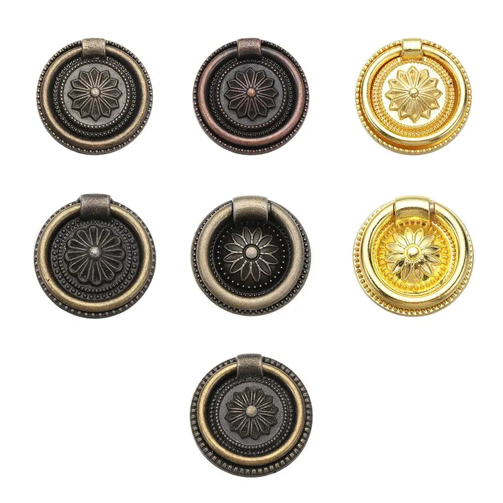 Antique Bronze Cupboard Wardrobe Dresser Furniture Handle Kitchen Cabinet Drawer Knobs Wooden Box Jewelry Box Knob Hardware Oasis Select