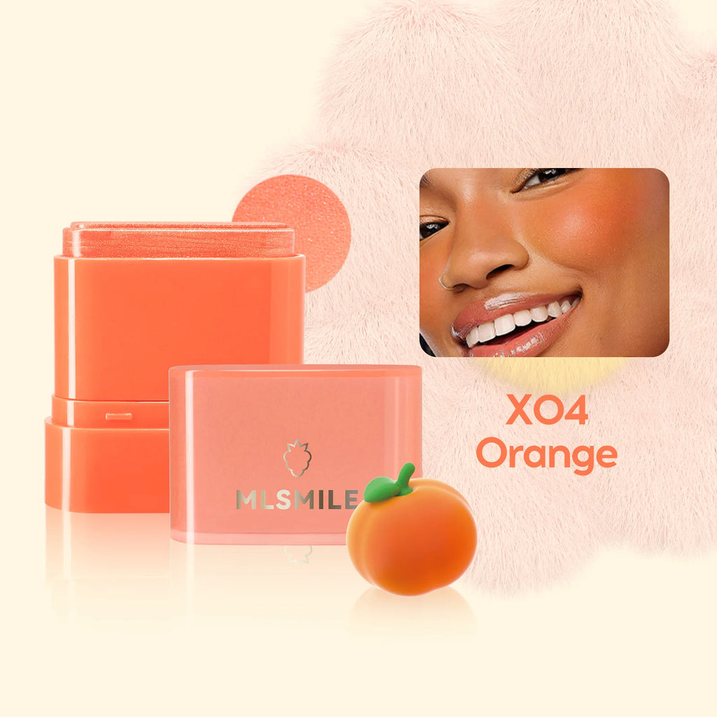 Waterproof Cream Blush Stick 2in1 Lip Cheek Tint Long Lasting Fruity Flavor Highlighter Contouring Makeup Blendable Oasis Select 04