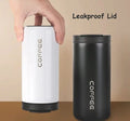 400ML Stainless Steel Coffee Thermos Bottle Thermal Mug Leakproof Car Vacuum Flasks Coffee Cup Travel Portable Insulated Bottles Oasis Select Random color 401-500ml