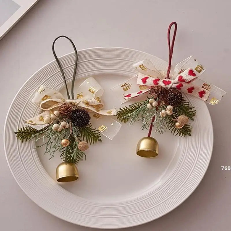 Christmas Bell Garland Ornaments | Festive Tree Pendants