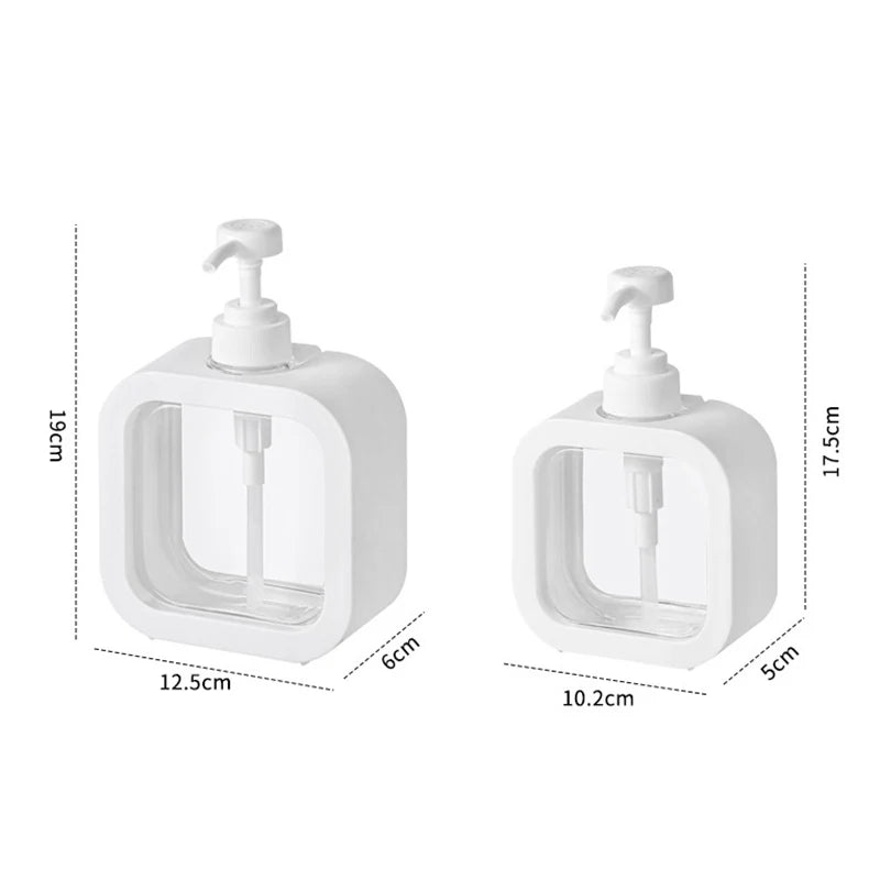 Refillable Soap Dispenser 300/500ml Pump Bottle | Bath & Travel
