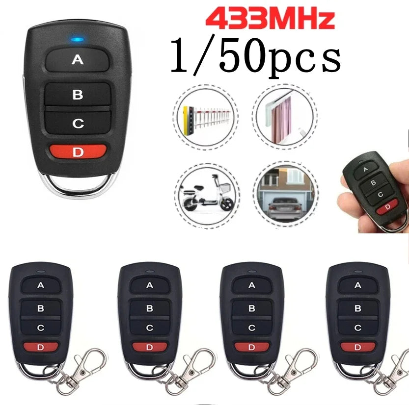 Copy Wireless RF 433mhz Remote Control Copy Code Garage Door Gate Duplicator 433 Mhz Key Remote Opener Oasis Select