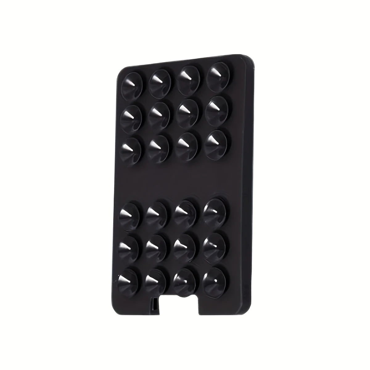 1pc Silicone Suction Cup Phone Holder with Card Wallet for Convenient Selfies, Compatible with Android and Iphone Oasis Select black