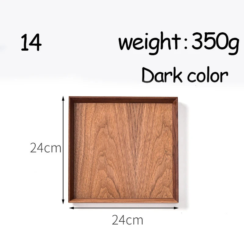 Oval Serving Trays Tableware Dessert Tea Saucer Coasters Coffee Coasters Wooden Plate Storage Food Display Home Hotel Decor Oasis Select 14
