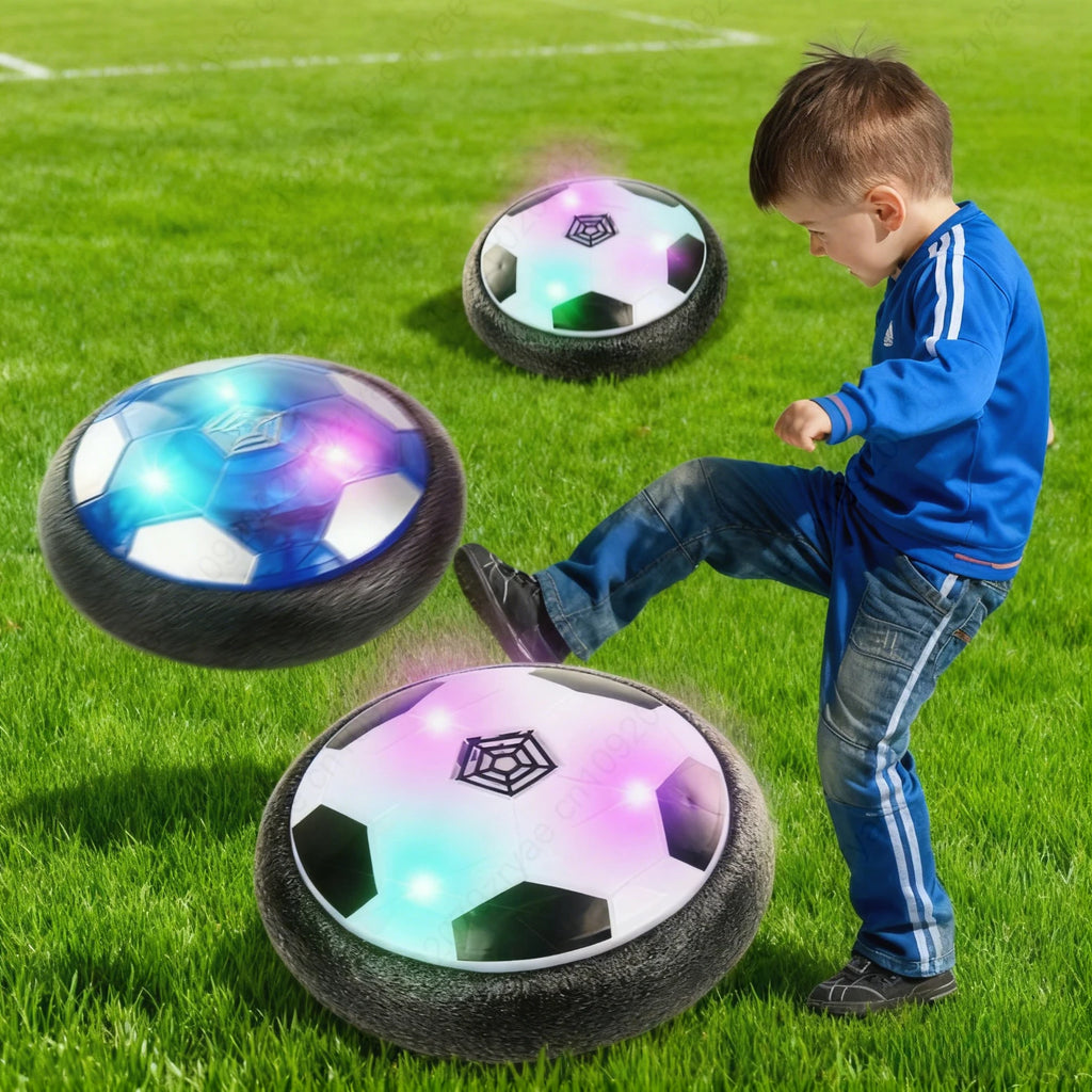 Suspension Air Football Electric Levitate Sport Toy ABS Hover Soccer Ball with Led Light Indoor Collision Avoidance for Kids Toy Oasis Select
