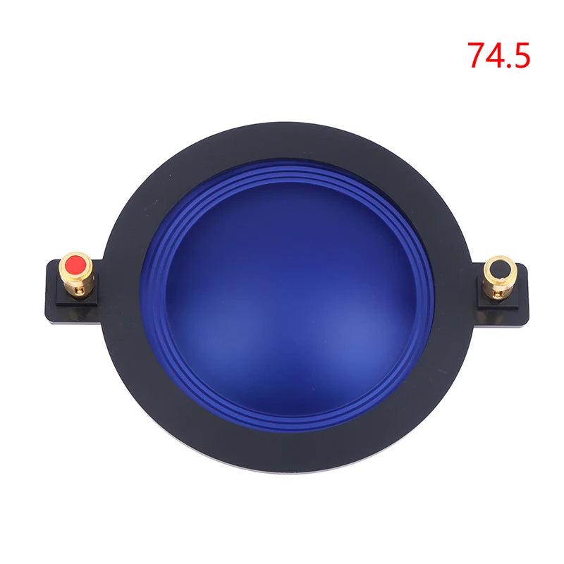 1Pc 34.4/44.4/51.2/72.2/74.5MM Titanium Film Tweeter Voice Coil Membrane Copper Wire DIY Treble Speaker Blue Repair Accessories Oasis Select 74.5mm