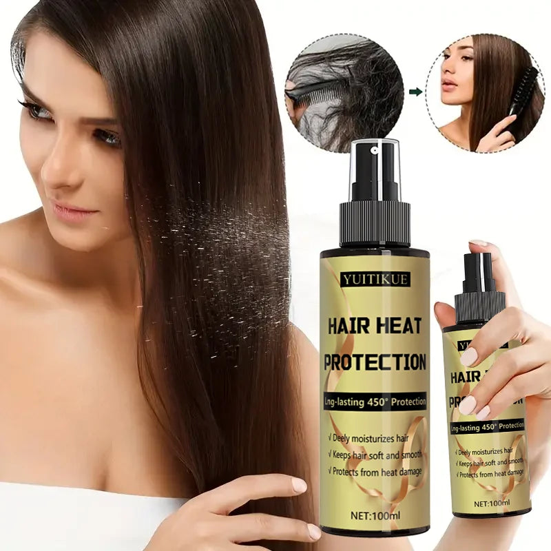 YUITIKUE Silk Care Heat Protection Spray – Curly Hair 100ml