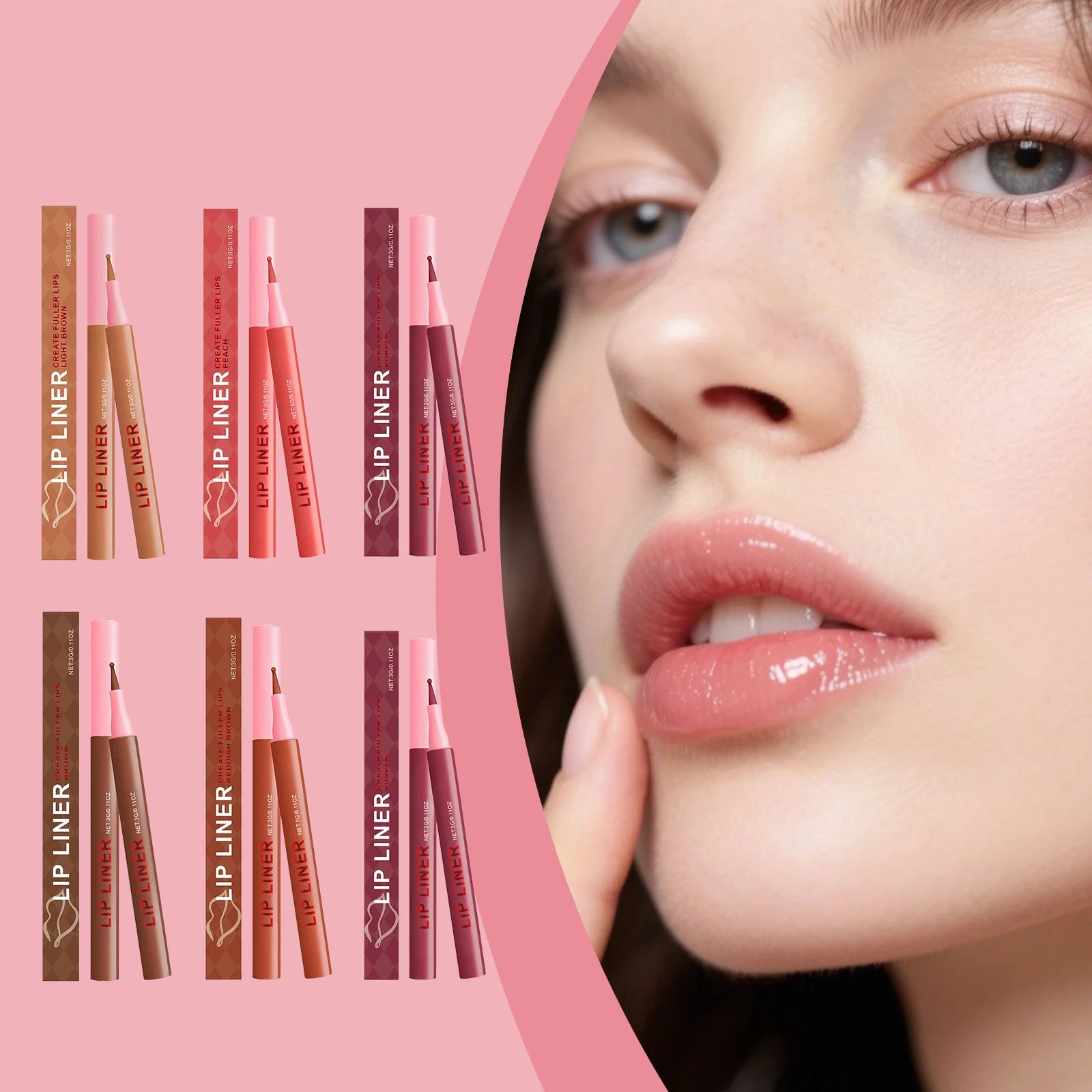 Waterproof Matte Lip Liner Pencil – Long-Lasting & Smudge-Proof Lip Liner Pencil Oasis Select
