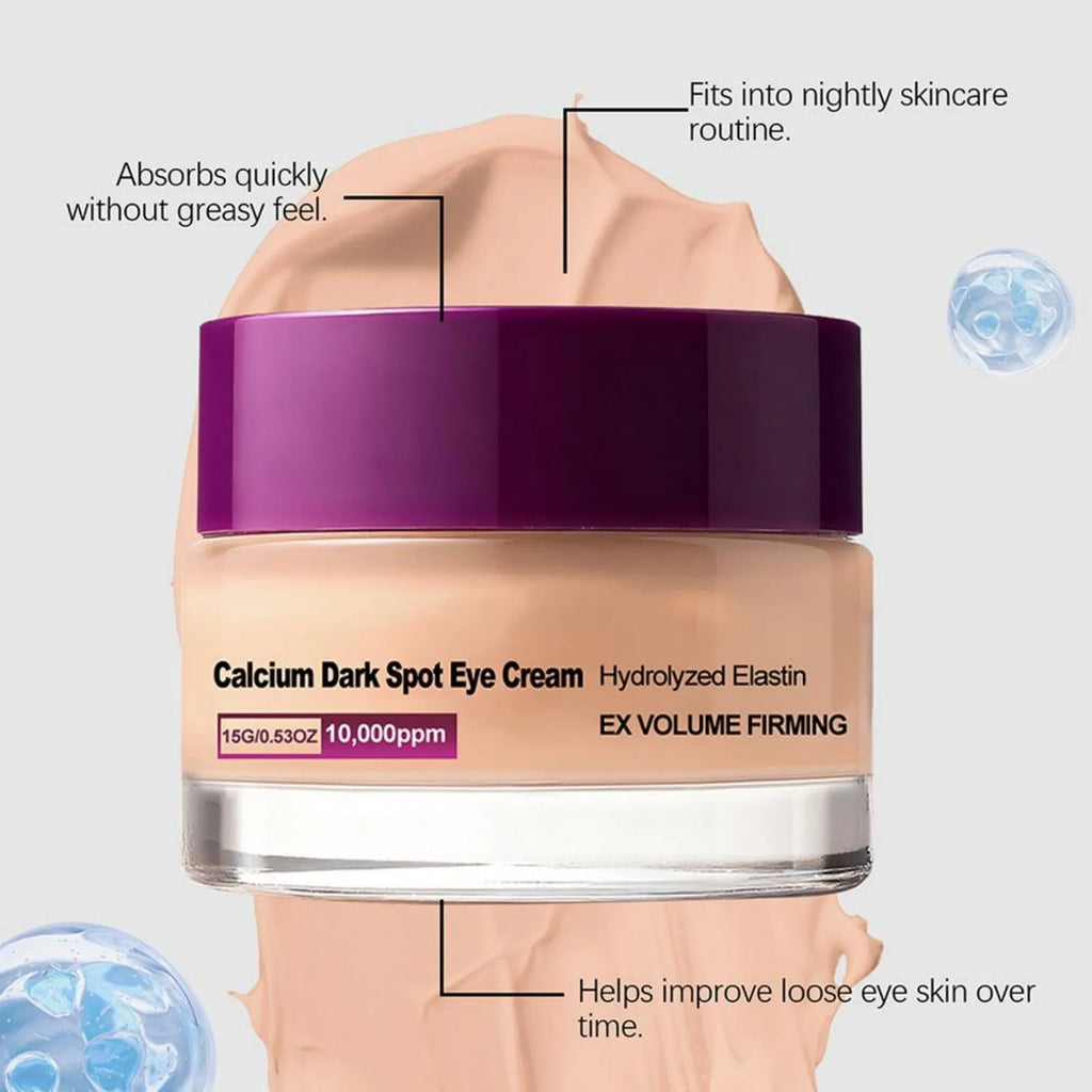 Calcium Eye Cream Dark Circle Care Supports Firmer Skin Helps Reduce Puffiness Brightening K Skin Care Under Eye Hydrolyzed Oasis Select