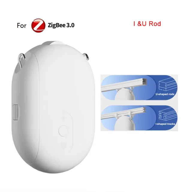 Smart Home Device For Zigbee Compatible Electric Curtain Robot for Enhanced Energy Efficiency in Living Spaces Oasis Select lU Rod